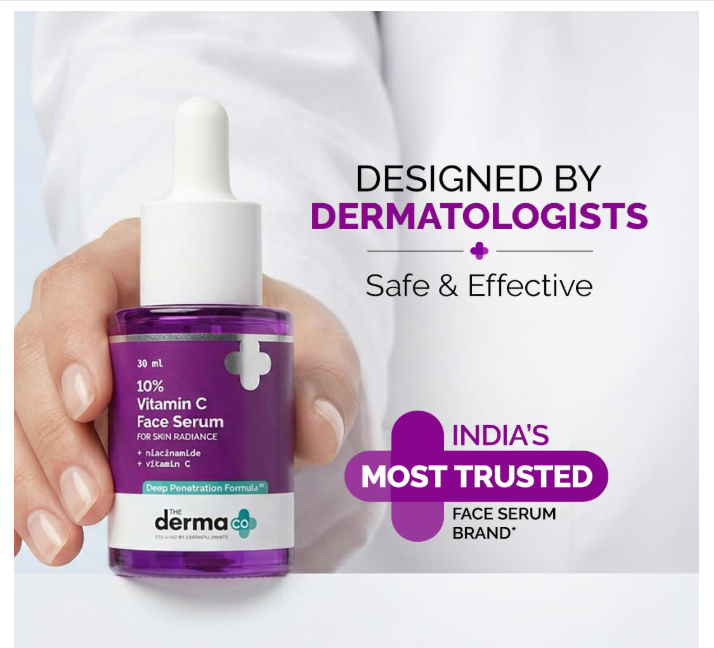 The Derma Co Vitamin C Face Serum 30ml for Dark Spots