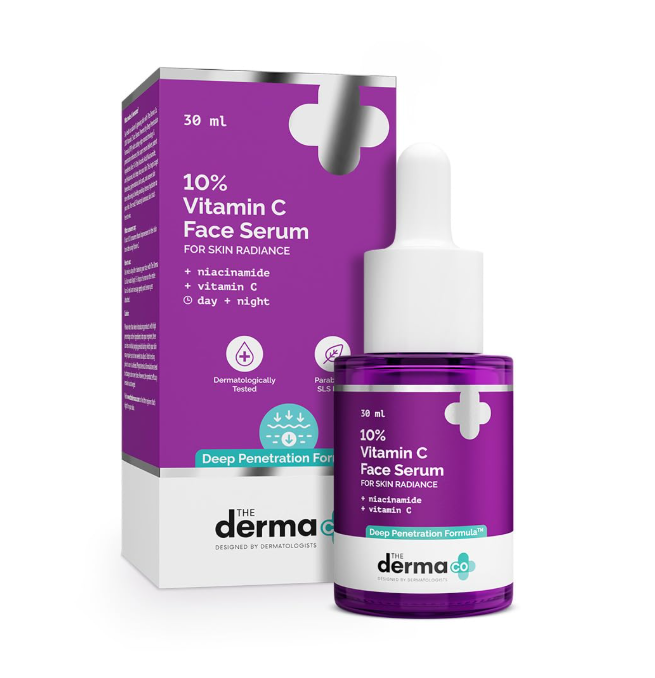 The Derma Co Vitamin C Face Serum 30ml for Dark Spots