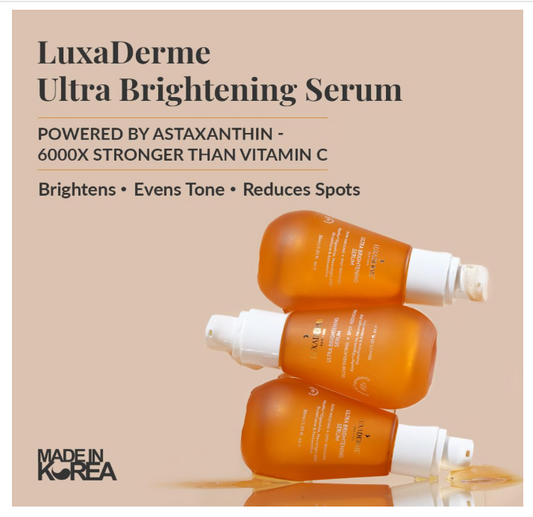 LuxaDerme Korean Brightening Face Serum 30ml with 77% Yuzu