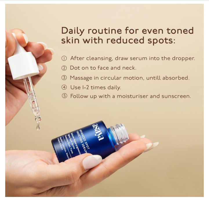 Asaya Advanced Spot Pigmentation Face Serum 30ml for Dark Spots